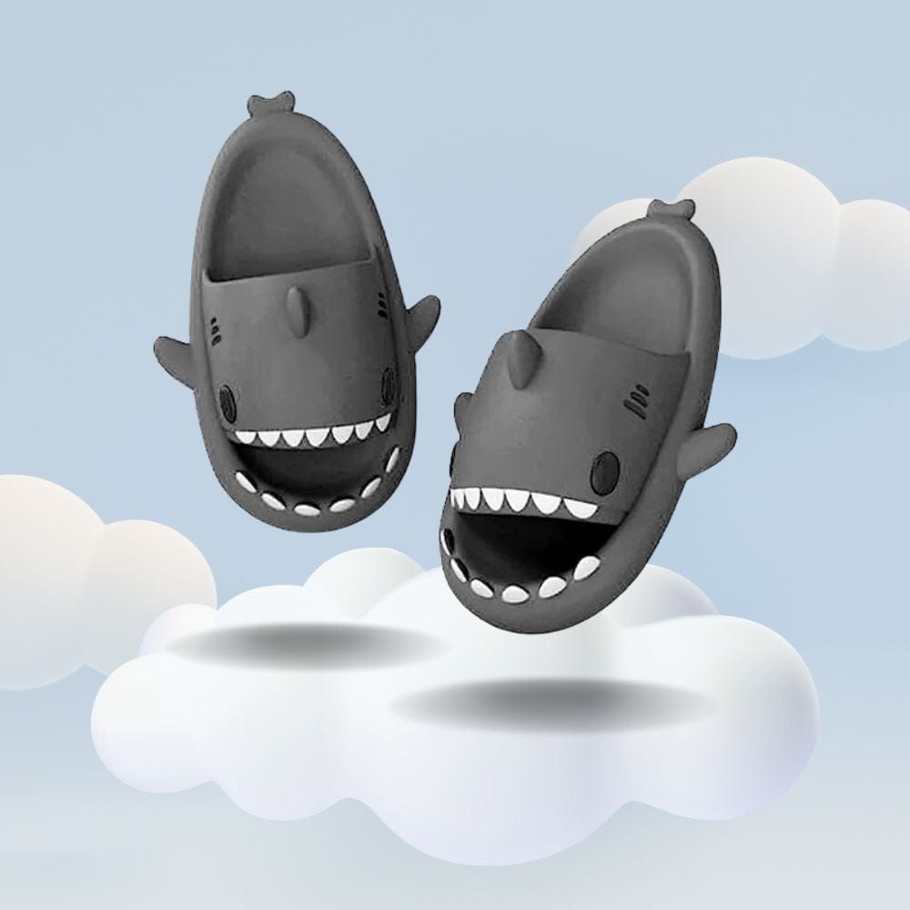 Chanclas de tiburón negras, sharklas negras