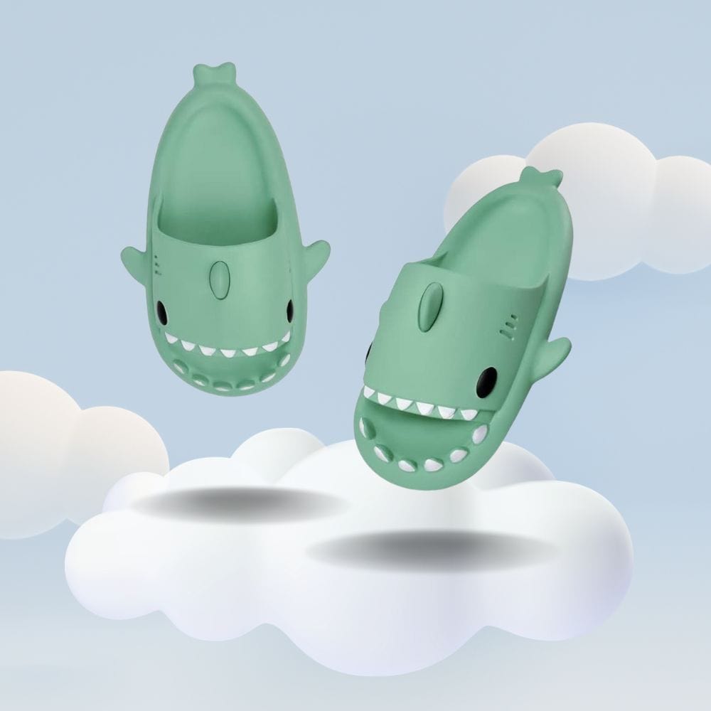 Sharklas Verde matcha, Chanclas verde matcha